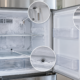 Frigorífico con exceso de hielo y revisión de junta, sensor de temperatura y desagüe