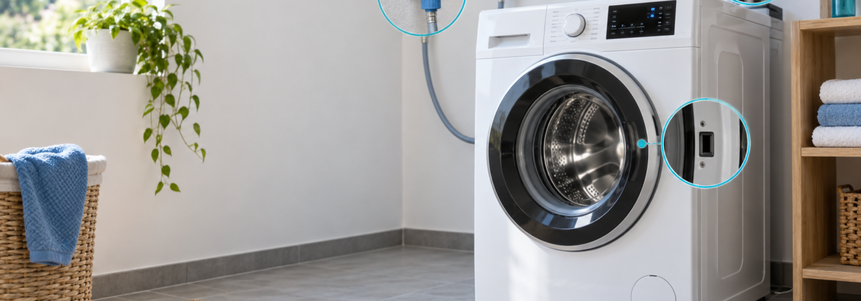 Lavadora que no coge agua con revisión de grifo, filtro, electroválvula y presostato